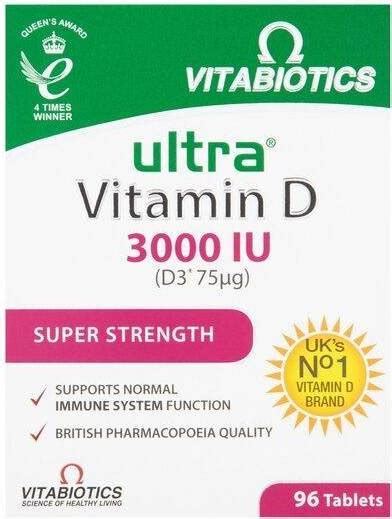 Vitabiotics Ultra Vitamin D 3000 Iu Find Prices