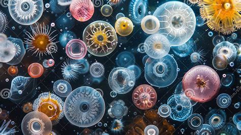 Detailed Scrutiny Of Diverse Plankton Species Under The Microscopic