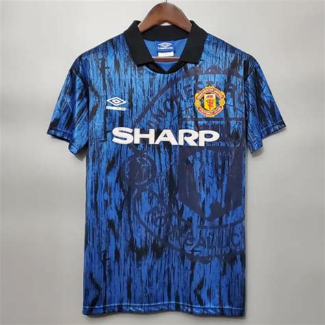 Retro Manchester United Away Shirt 93 94 SoccerLord