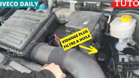 Tuto Iveco Daily Vidange Moteur Plus Filtre Youtube