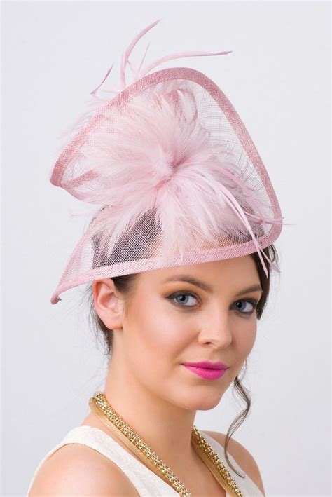 Blush Pink Fascinator Victoria Blush Pink Twist