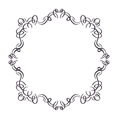 Fantasy Vintage Ornate Border Frame Gothic Victorian Or Baroque Retro