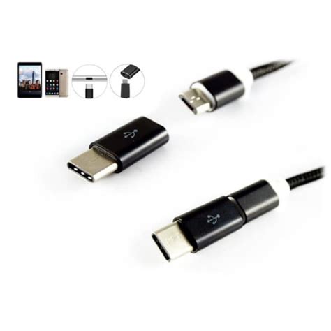 Jual Adapter Sambungan Micro Usb Ke Type C Converter Micro Usb To Type C Shopee Indonesia