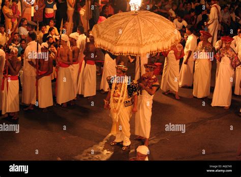 Ornate Prince In The Great Kandy Esala Perahera Festival In Kandy Sri