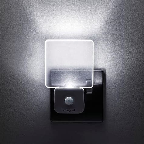 Integral LED Motion Sensor Night Light Plug In Wall With Dusk To Dawn