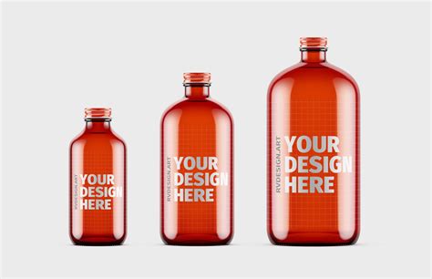 Glass Bottle Mock Ups Behance