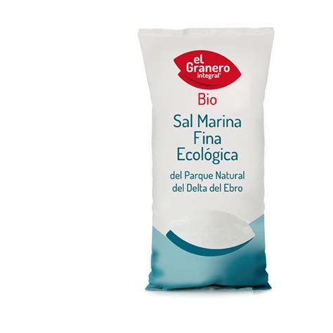 Sal marina fina Ecológica 1 kg de El Granero Integral Naturitas