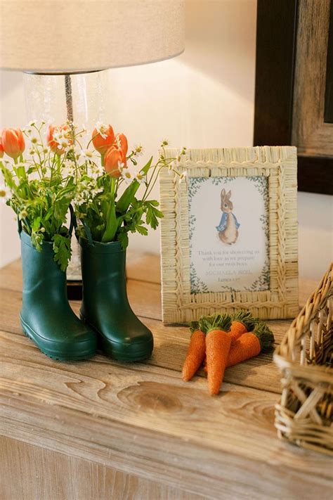 Peter Rabbit Themed Baby Shower In 2024 Rabbit Themed Baby Shower