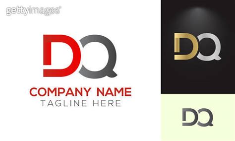 Initial Dq Letter Logo With Creative Modern Business Typography Vector