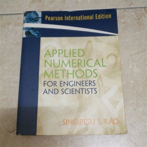 Applied Numerical Methods For Engineers And Scientists Singiresu S