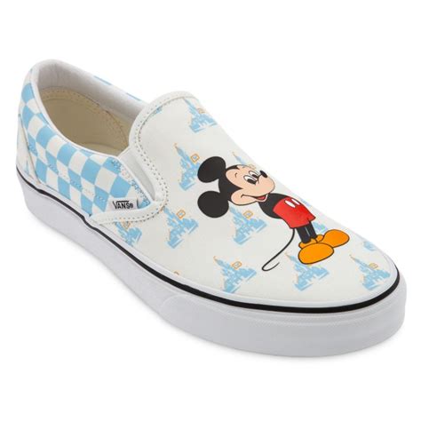 Vans Disney Classic Slip On Mickey Mouse Shoe Frost Gray Red Zone Shop Atelier Yuwa Ciao Jp