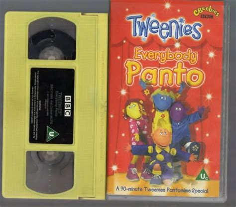 Tweenies Everybody Panto Bbc Vhs Video I Believe In Christmas Cbeebies £0 99 Picclick Uk