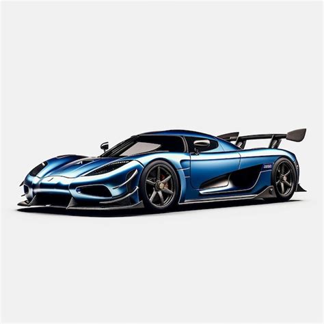 Premium AI Image | koenigsegg ccxr edition on track at Goodwood Festival of Speed