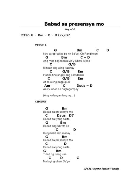 Araw Araw Magpupuri Chords Key Of G