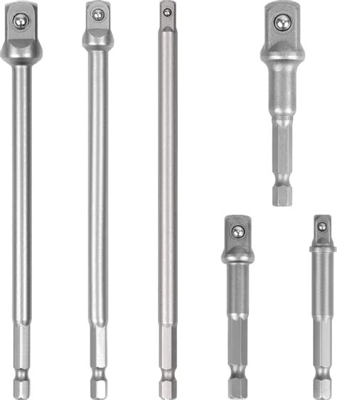 Horusdy Pc Drill Socket Adapter Set Impact Grade Socket Extension