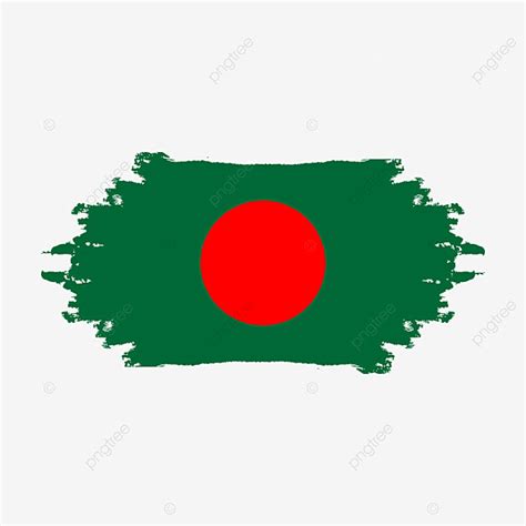 Bangladesh Country Grunge Brush Stroke Flag Free Vector And Png