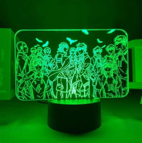 Anime Night Light Anime Decor Custom Anime Led 3d For Your Etsy