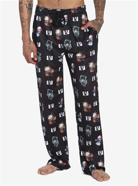 Hot Topic My Hero Academia Chibi Trio Pajama Pants Alexandria Mall