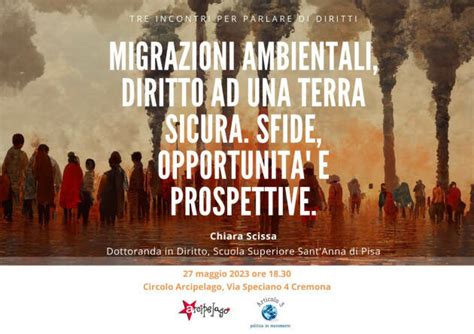 CR MIGRAZIONI AMBIENTALI DIRITTO AD UNA TERRA SICURA SFIDE