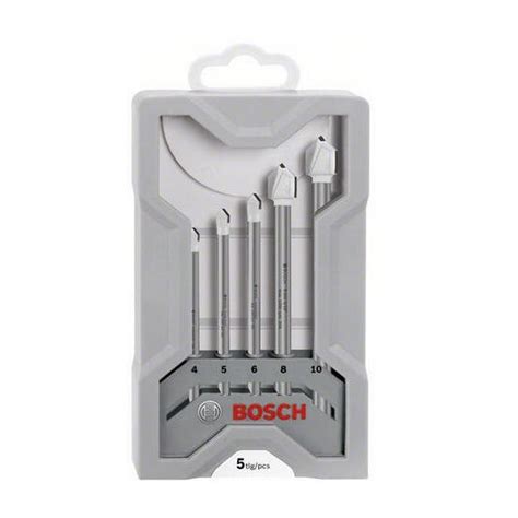 BOSCH CYL 9 JUEGO DE 5 BROCAS EXPERT PARA CERÁMICA Ø4 10MM