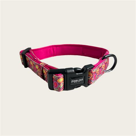 Collare Per Cani Colorful Paisley Elegante E Comodo Piggy Pet