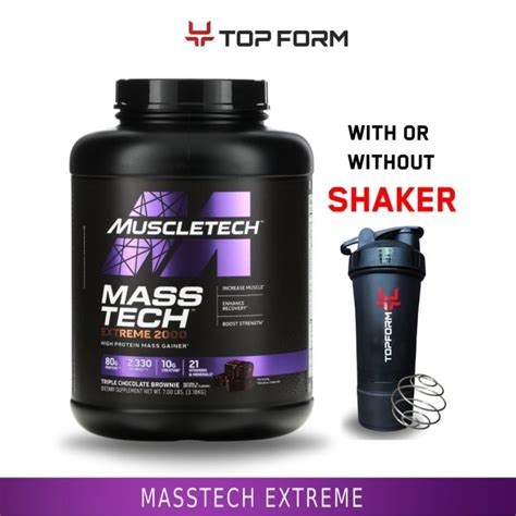 Muscletech Mass Tech Extreme 2000 6lbs 7lbs Muscle Tech Masstech Gainer