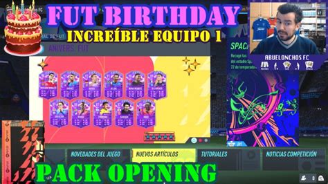 PACK OPENING x20 SOBRES FUT BIRTHDAY FIFA 22 INCREÍBLE EQUIPO 1 de