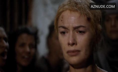 Rebecca Van Cleave Lena Headey Body Double Breasts Scene In Game Of