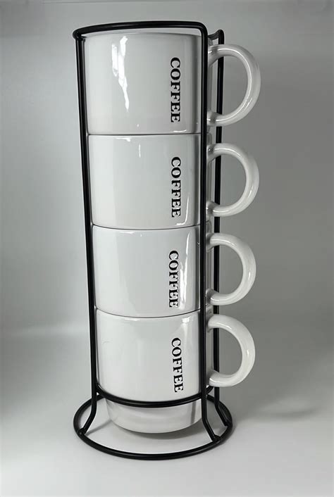 Signature Housewares Stackable Coffee Mugs | Mercari