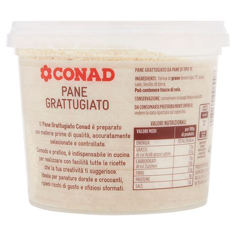 Pane Grattugiato 400g Conad In Vendita Online Conad