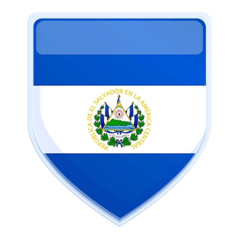 Premium Vector El Salvador Emblem Icon Cartoon Vector City Day