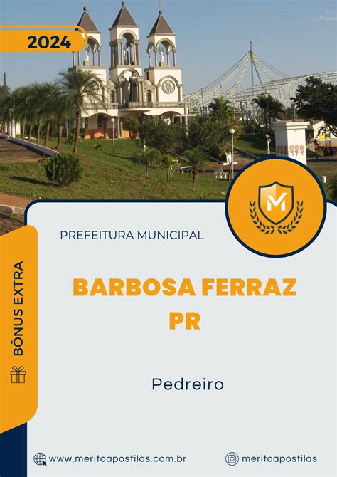 Apostila Pedreiro Prefeitura Barbosa Ferraz Pr M Rito Apostilas