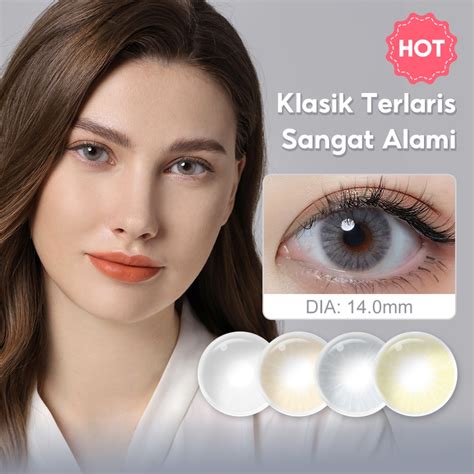 Jual COD Magister Softlens Mata Normal Softlens Grey Diameter 14 00mm