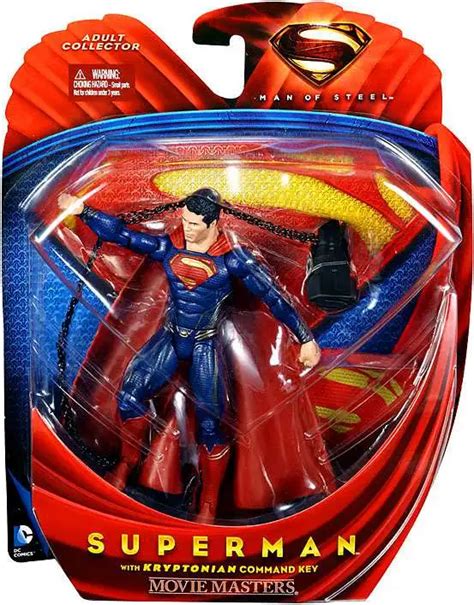 Superman Man Of Steel Movie Masters Superman Action Figure Kryptonian