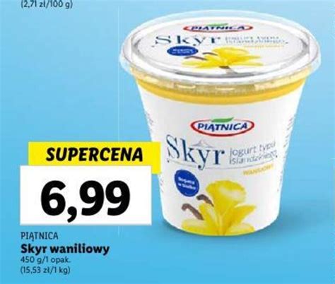 Promocja Skyr Waniliowy 450 G Lidl