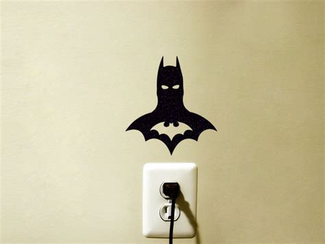 Batman Wall Sticker - Superheros Wall Decal - Mirshka Studio