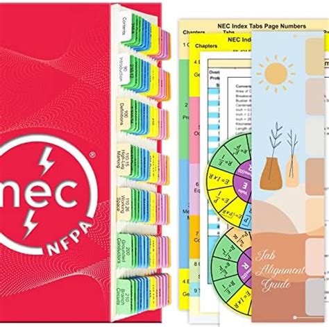 2020 Nec Tabs Nfpa 70 National Electrical Code 2020 Tabs With Wire Chart 2 Ohm S