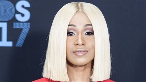 Cardi B Shows Off Curves In See Through Bodysuit Diply