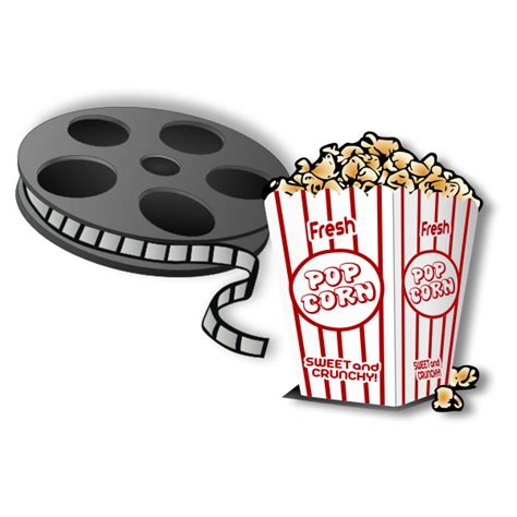 Movie And Popcorn Free Svg