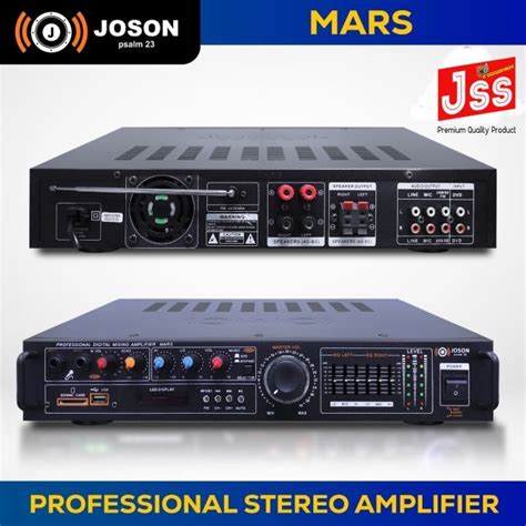 JOSON Mars MARS MAX Amplifier With Graphic Equalizer 2000 Watts Max