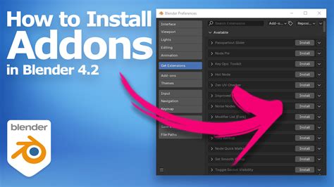 How To Install Addon In Blender Tutorials Tips And Tricks Blender