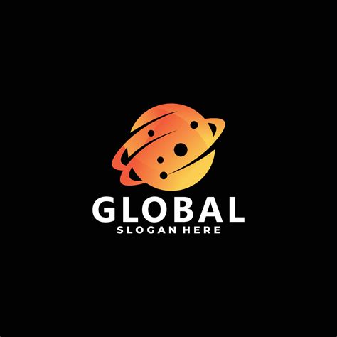 global vector logo design isolated  vector art  vecteezy