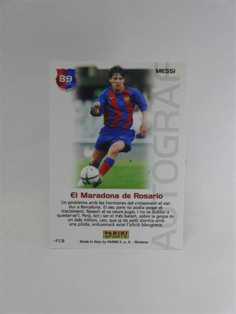 Letao Lionel Messi Panini Megacracks Rc Rookie