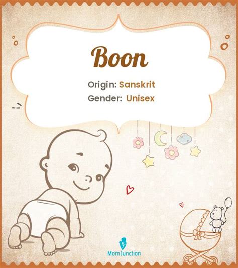 Origin, Meaning & Other Facts About Baby Name Boon