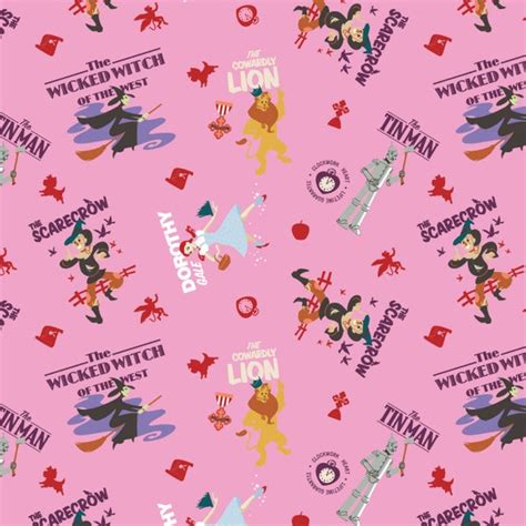 Wizard Of Oz Fabric Etsy