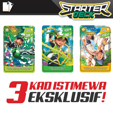 Boboiboy Galaxy Card Starter Deck V Monsta Store