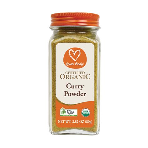 Certified Organic Curry Powder Premium Gourmet Food