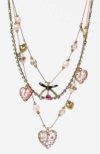 Betsey Johnson Multistrand Necklace Nordstrom Jewelry Jewelry