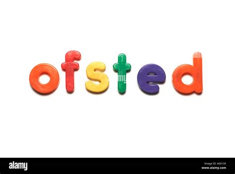 Alphabet Fridge Magnets Spelling Ofsted Hi Res Stock Photography And