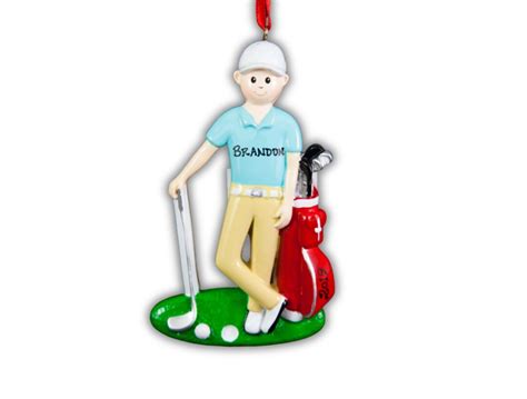 Golf Personalized Christmas Tree Ornament Handmade Customized T On Holiday Fathers Day